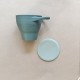 Foldable Silicone Snack Cup | Let's go out Smoke blue 