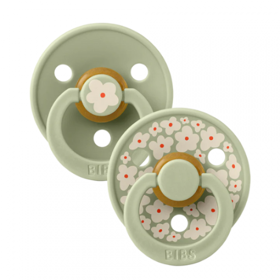 BIBS STUDIO COLOR Pacifier 2 PACK No2 - Jasmine Sage 