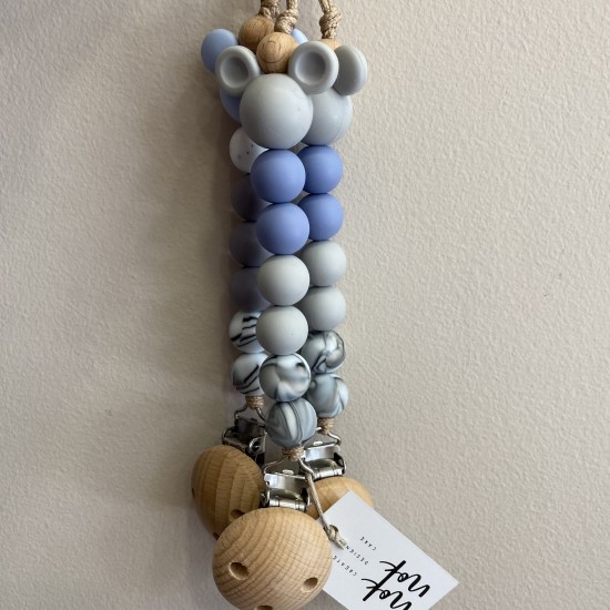 Pacifier Clip Mickey Cloud