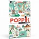 POPPIK DISCOVERY  Educational poster +71  stickers WORLD TOUR  (7+ years)