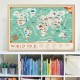 POPPIK DISCOVERY  Educational poster +71  stickers WORLD TOUR  (7+ years)