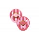 BIBS STUDIO COLOR Pacifier 2 PACK No2 - PINK/CORAL