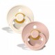 BIBS Pacifier Set - Ivory / Blush (size 2)