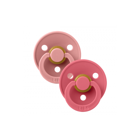 BIBS Pacifier Set Dusty pink / Coral  (size 2)