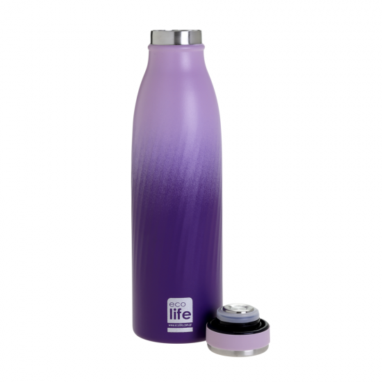 ECOLIFE THERMOS BOTTLE SLIM PURPLE 500ml 