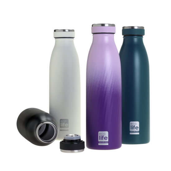 ECOLIFE THERMOS BOTTLE SLIM PURPLE 500ml 