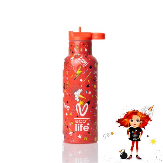 ECOLIFE x Vasiliki Milousi KIDS THERMOS Spitha 500ml 