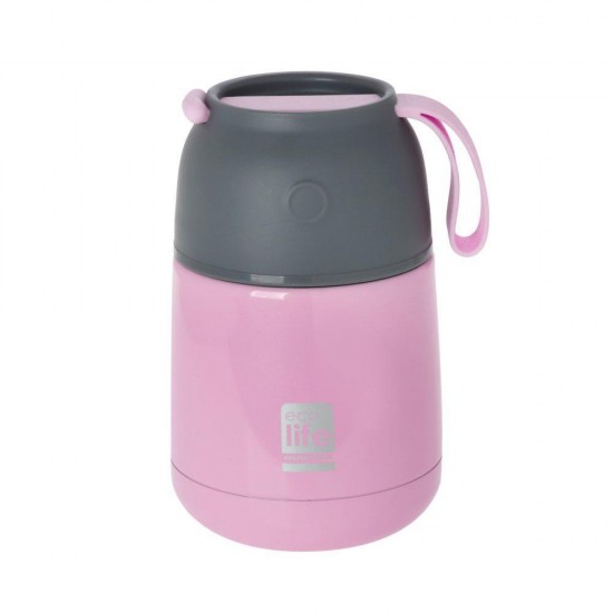 ECOLIFE Thermos Bowl Pink 450ml 