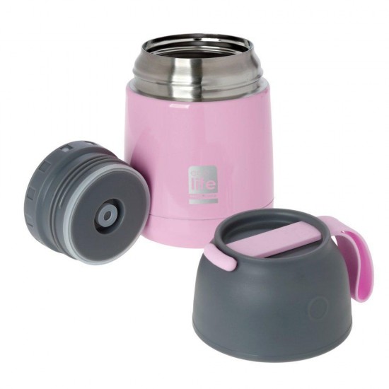 ECOLIFE Thermos Bowl Pink 450ml 