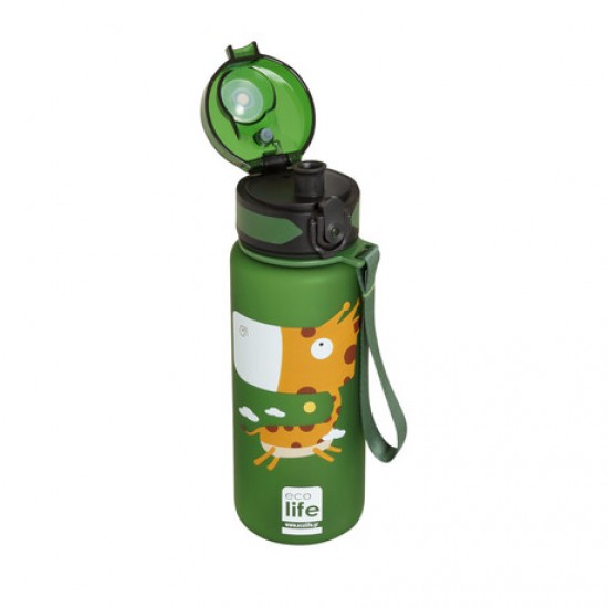 ECOLIFE TRITAN KIDS BOTTLE GIRAFFE 500ml 