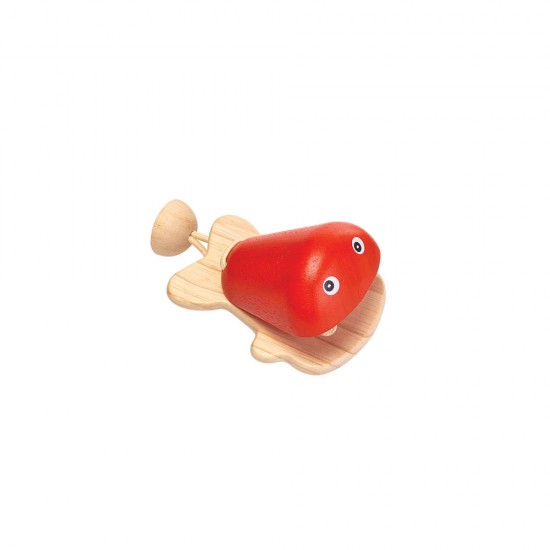 PlanToys Fish Castanet - Red