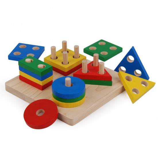 PlanToys Geometric Sorting Board