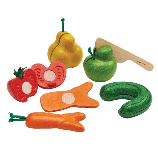 PlanToys Wonky Fruit & Vegetables