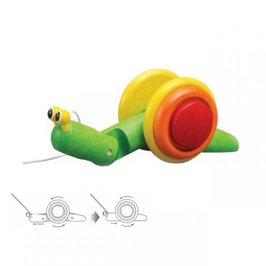 PlanToys Pull-Along Snail