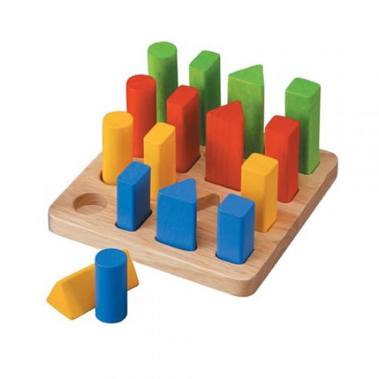 PlanToys Geometric Peg Board