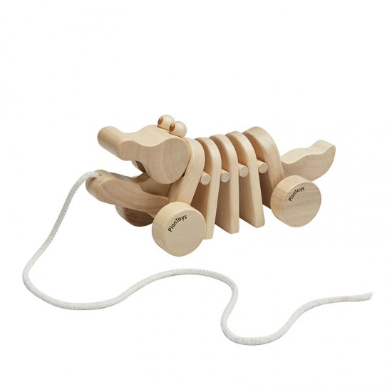 PlanToys Dancing Alligator-Natural