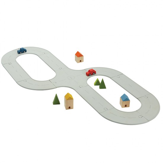 PlanToys Road & Rail - Rubber