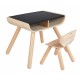 PlanToys Table & Chair - Black