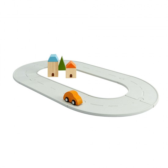 PlanToys Rubber Road & Rail Set - Small